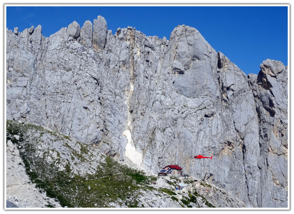 Foto: Lavori in quota al Franchetti - Gianpaolo Ricciuti Foto del mese di Giugno 2019 del Calendario del CAI Sez. Fara San Martino.