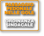 Frana nelle gole: Ordinanza sindacale 