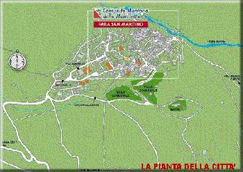 Mappa del paese di Fara San Martino